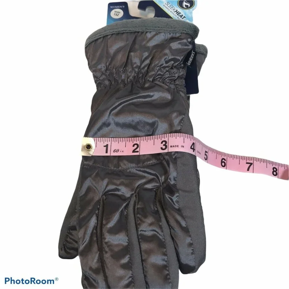 Isotoner Womens One Size Gloves SleekHeat Touchscreen Technology Lavender New
